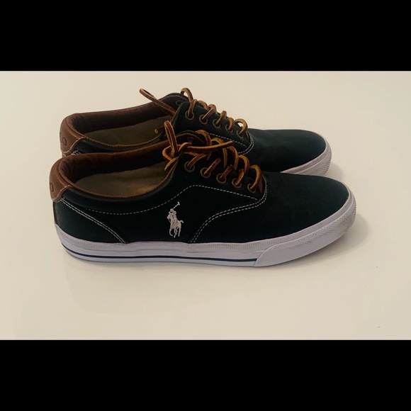 Men Polo Ralph Lauren Boat Shoes Canvas 